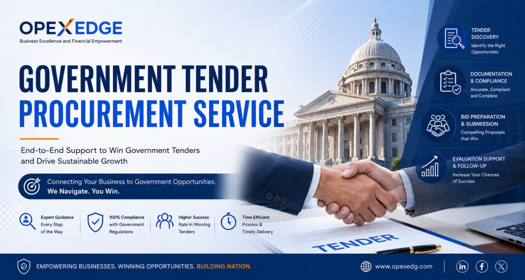 Government Tender Procurement Service | OpexEdge