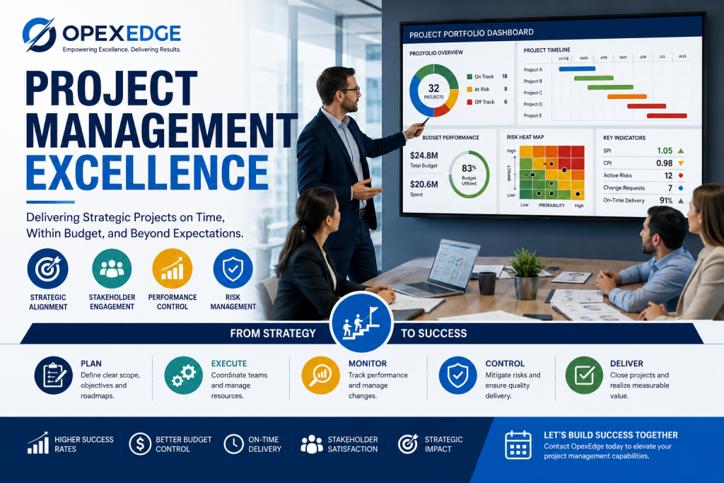 Project Management Excellence | Proven Framework for Successful Project Delivery | OpexEdge