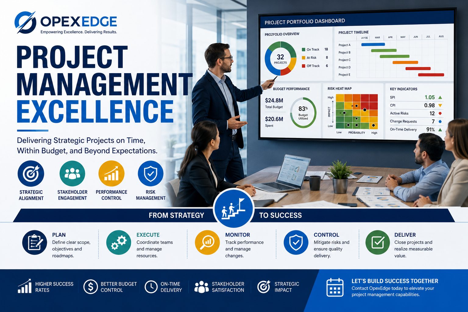 Project Management Excellence | Proven Framework for Successful Project Delivery | OpexEdge